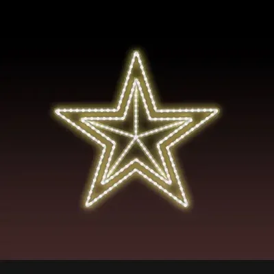 Светодиодная консоль на металлокаркасе ко Дню победы тип 9-11, 220 В, RL-KN-9-11-WW (Тёплый)