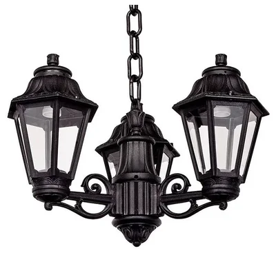 Подвесной уличный светильник FUMAGALLI SICHEM/ANNA 3L E22.120.S30.AXE27