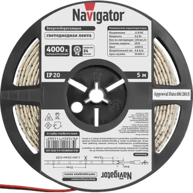 Светодиодная лента NLS-3528W120-9.6-IP20-12V R5