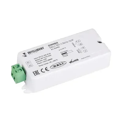 INTELLIGENT ARLIGHT Диммер DALI-101-1.5kHz-SUF (12-36V, 1х8А) (IARL, IP20 Пластик, 3 года)