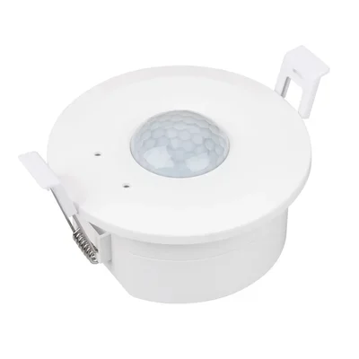 INTELLIGENT ARLIGHT Датчик движения SMART-0-10V-1001-14-62-IN White (230V, 1x4A, Relay, PIR, 2.4G) (IARL, IP20 Пластик, 5 лет)