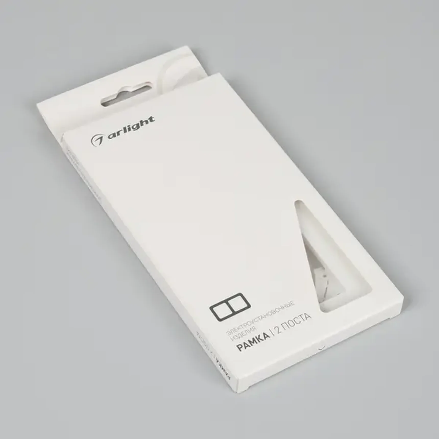 Рамка пластиковая FRM-PERIO-PL-2-WH (Arlight, -)
