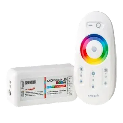 Контролер для ленты RGBW с пультом 12/24В, 288/576Вт, 24A, GDC-RGBW-288-R-IP20-12