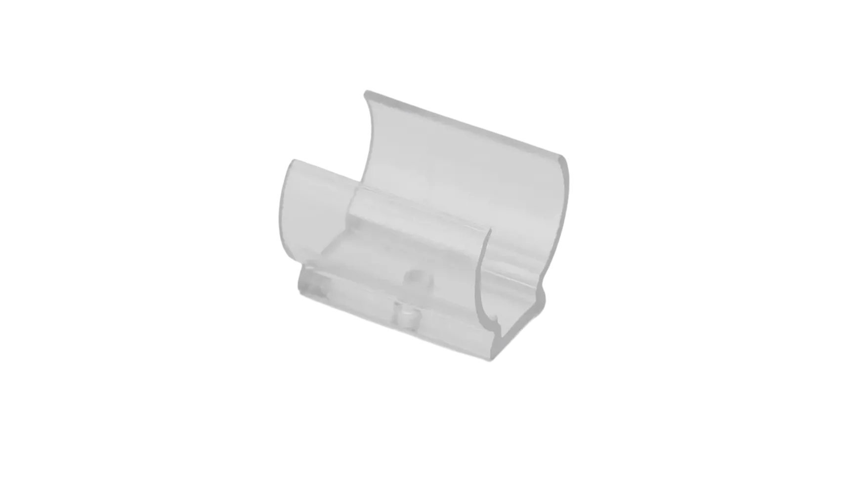 Пластиковая монтажная клипса для неоновой ленты 360° D25 MNT-PL-ST