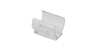 Пластиковая монтажная клипса для неоновой ленты 360° D25 MNT-PL-ST