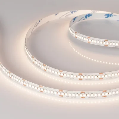 Лента RT-A240-10mm 24V Warm3500 (19.2 W/m, IP20, 3528, 5m) (Arlight, Открытый)