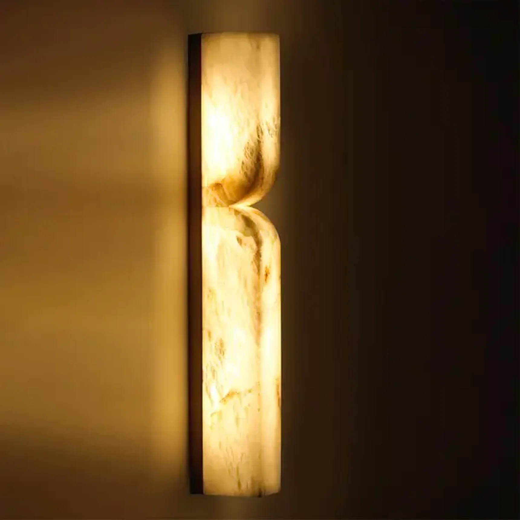 6685/15WL L-VISION ODL24 215 Настенный светильник латунь/металл/алебастр IP20 LED 15W 3000/4000 MARBELLA