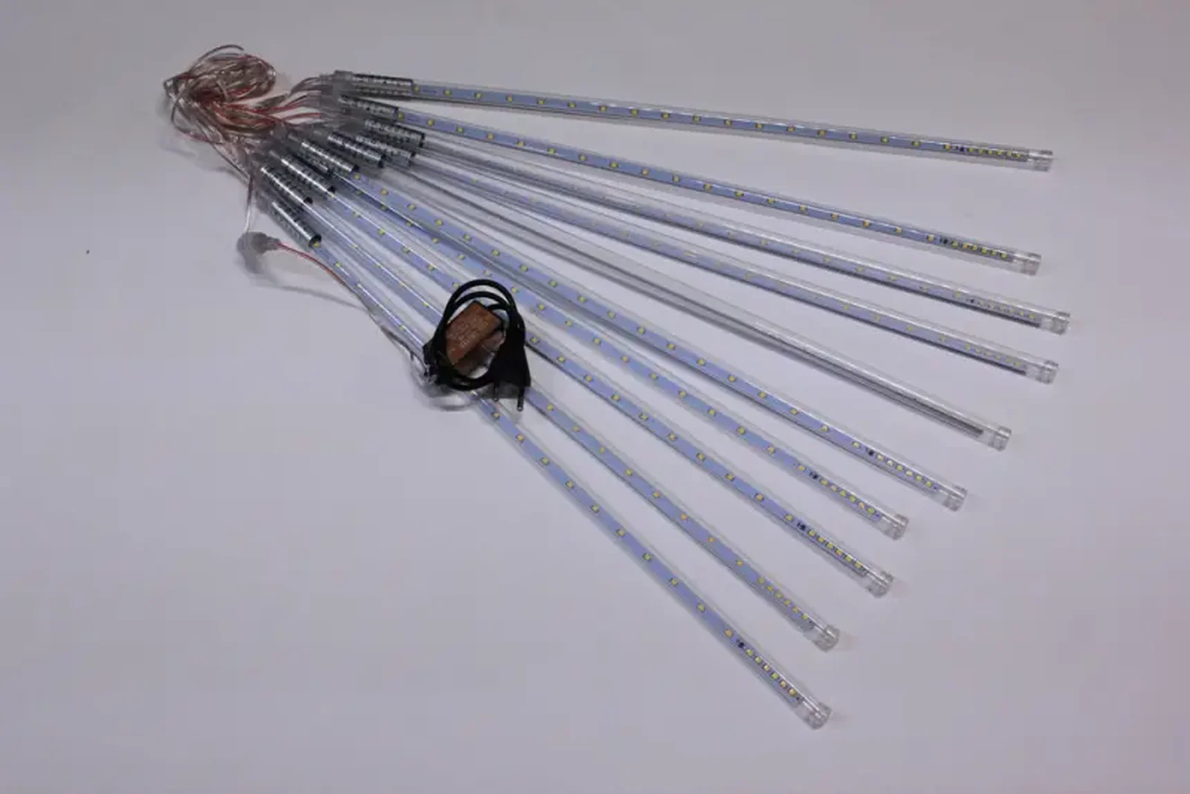 Сосульки строб Трубки D12mm,10шт 0,5М Бел теп LED-PLM-SNOW-480SMD-0.5*4.5M-10-7V-WW не соедин.