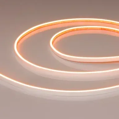 Лента герметичная VELA-M240-2.5x6mm 24V Warm2400 (5 W/m, IP65, 5m) (Arlight, узкая)