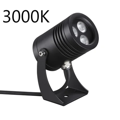 6648/6WA3 NATURE ODL25 725 черный/металл Фасадный поворотный светильник на 360° IP67 LED CREE 6W 3000K AC85-265V STIMA
