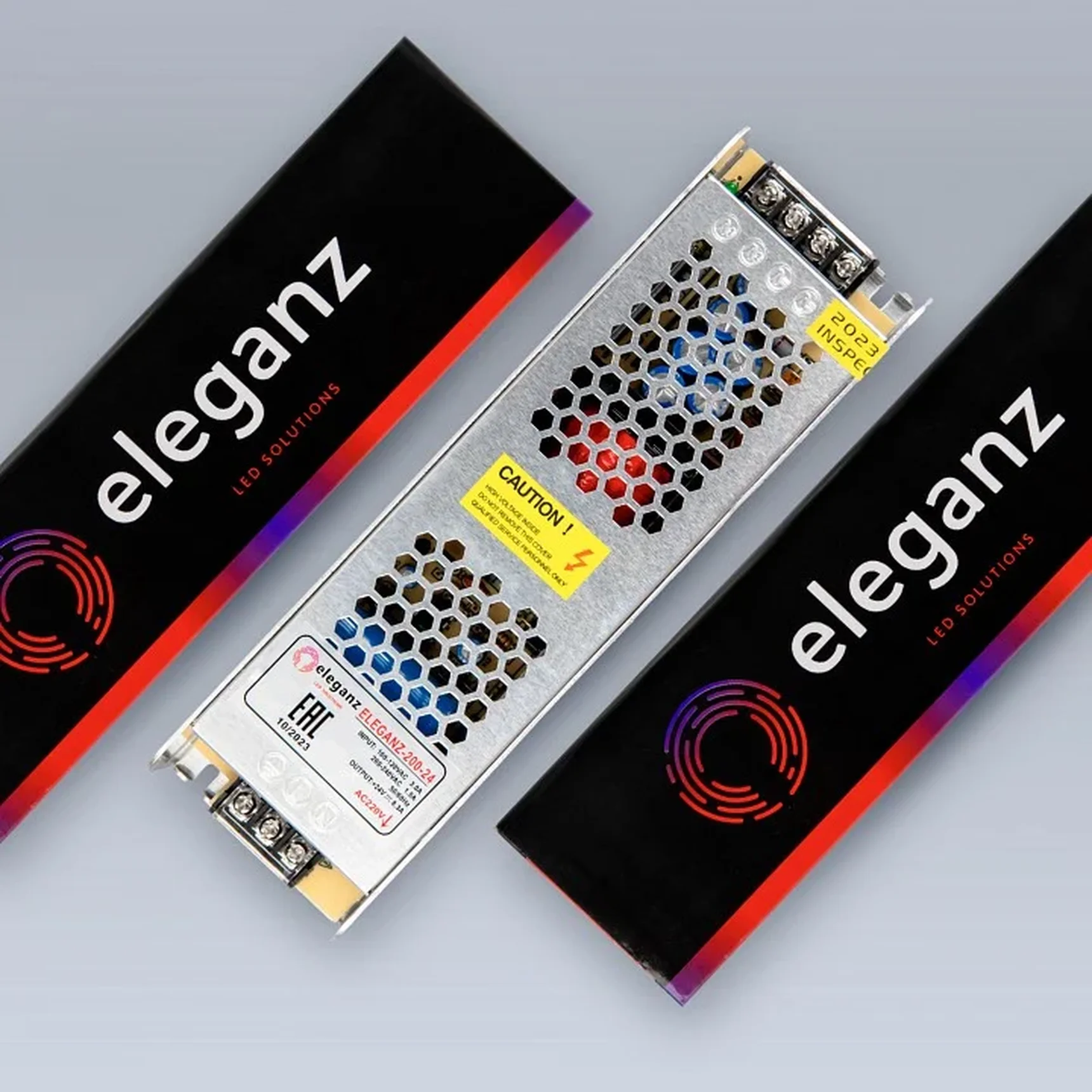 24V Блок питания 200W негерм., узкий IP44