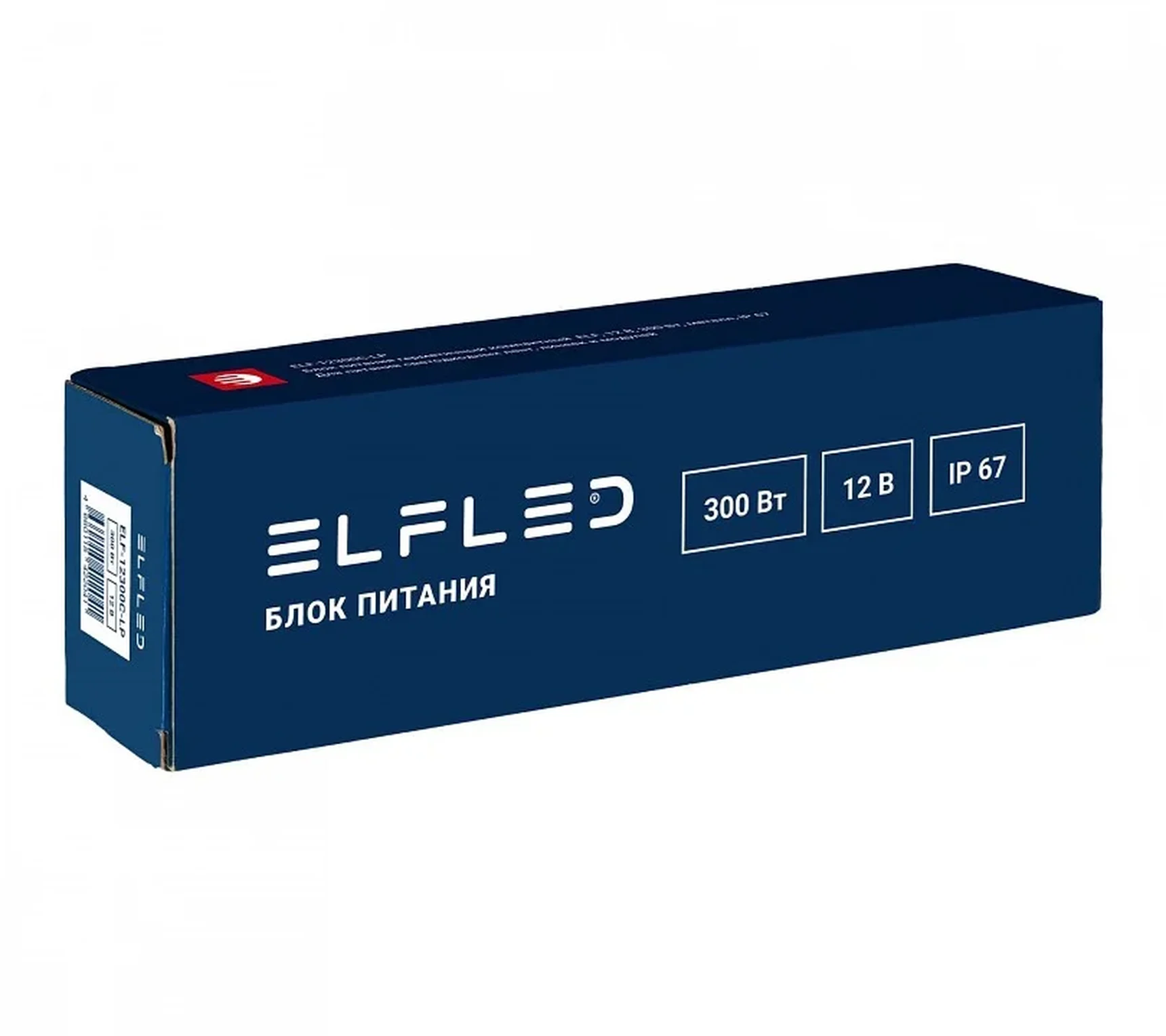 Блок питания герметичный компактный ELF, 12В, 300Вт, металл, IP67, ELF-12300С-LP