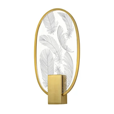 6664/15WL L-VISION ODL_EX24 143 Настенный светильник античн бронза/металл/акрил IP20 LED 15W 900Лм 3000K PIUMA