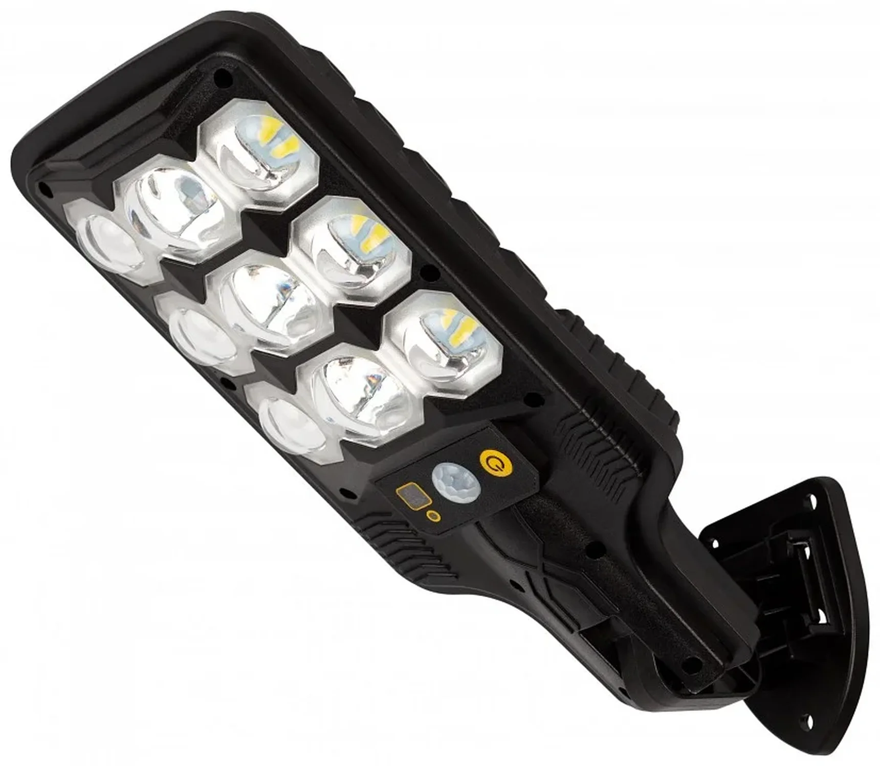 Светильник уличный ЭРА ERAKSS25-01 на солнечной батарее 10 Вт 400 Лм 5000К 63 LED SMD с датчиком движения ПДУ IP44