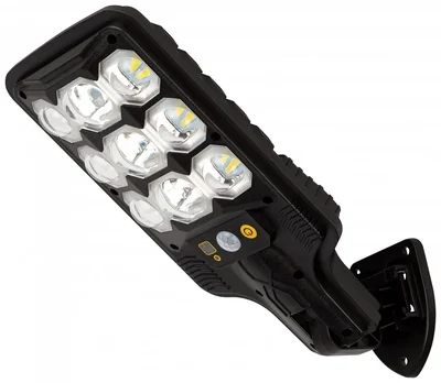 Светильник уличный ЭРА ERAKSS25-01 на солнечной батарее 10 Вт 400 Лм 5000К 63 LED SMD с датчиком движения ПДУ IP44