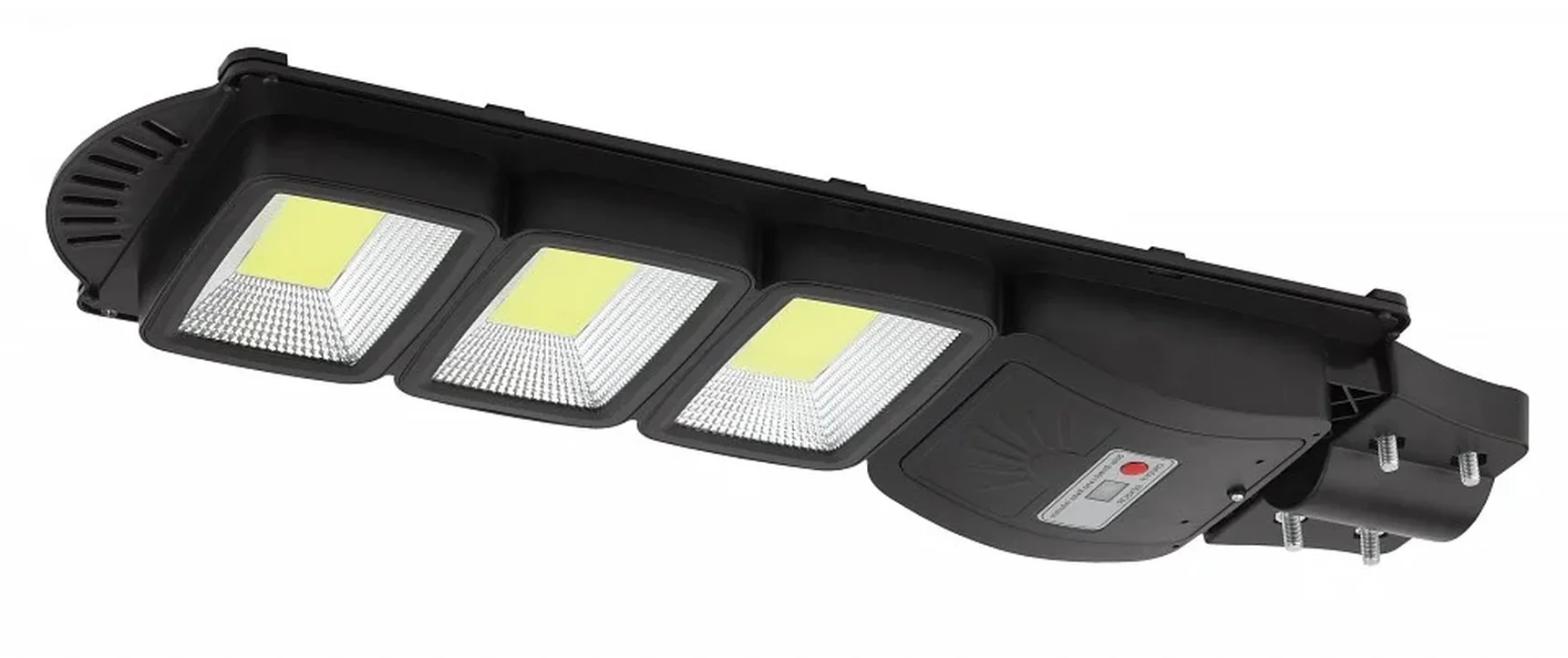 Консольный светильник на солнечной батарее,SMD, 60W, с датч. движ., ПДУ,1000lm, 5000К, IP65