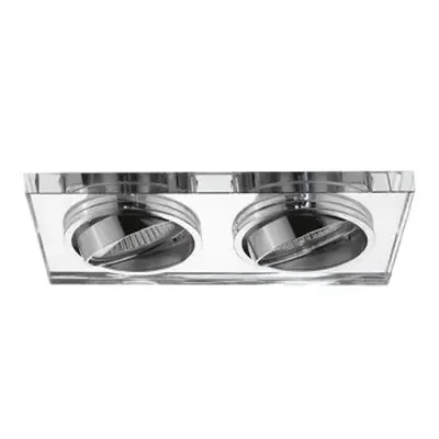 Светильник точечный встраиваемый декоративный под заменяемые галогенные или LED лампы Rifle 002544