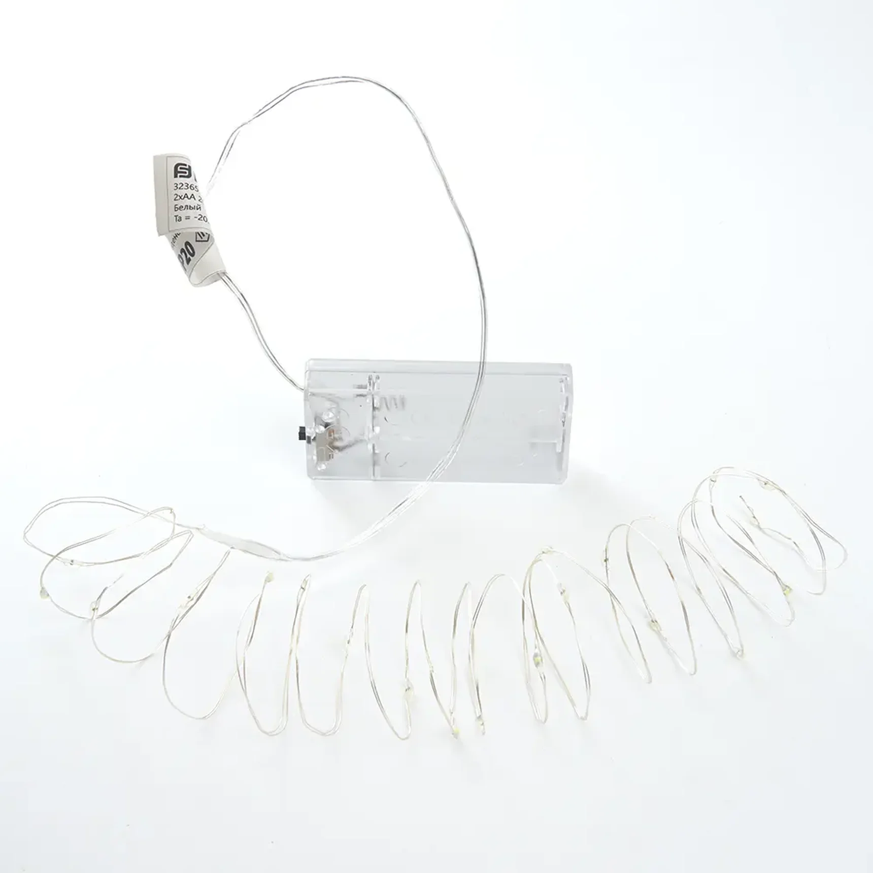 Светодиодная гирлянда Feron CL570 линейная Роса, синий, статичная, 2м + 0.5м,