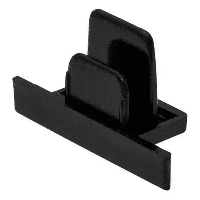 Заглушка для однофазного встраиваемого трека, черная, TR-RC-BL-ECS