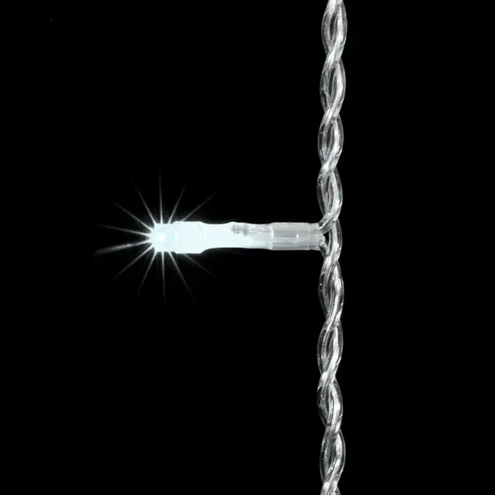 Гирлянда Занавес 2 x 3 м Белый 220В, 600 LED, Провод Прозрачный ПВХ, IP54