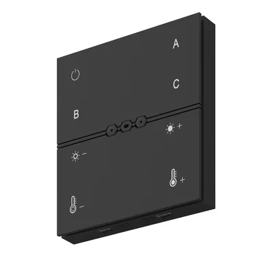 Беспроводная панель управления освещением, DRC034-8-B