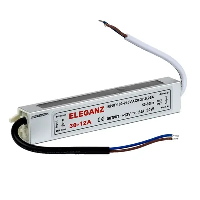 Блок питания герметичный 30 Вт 12V Eleganz
