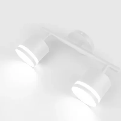 Спот на основании GWL-2GX53-M-IP20 Двойной Белый с боковым рассеивателем Башня, 661737