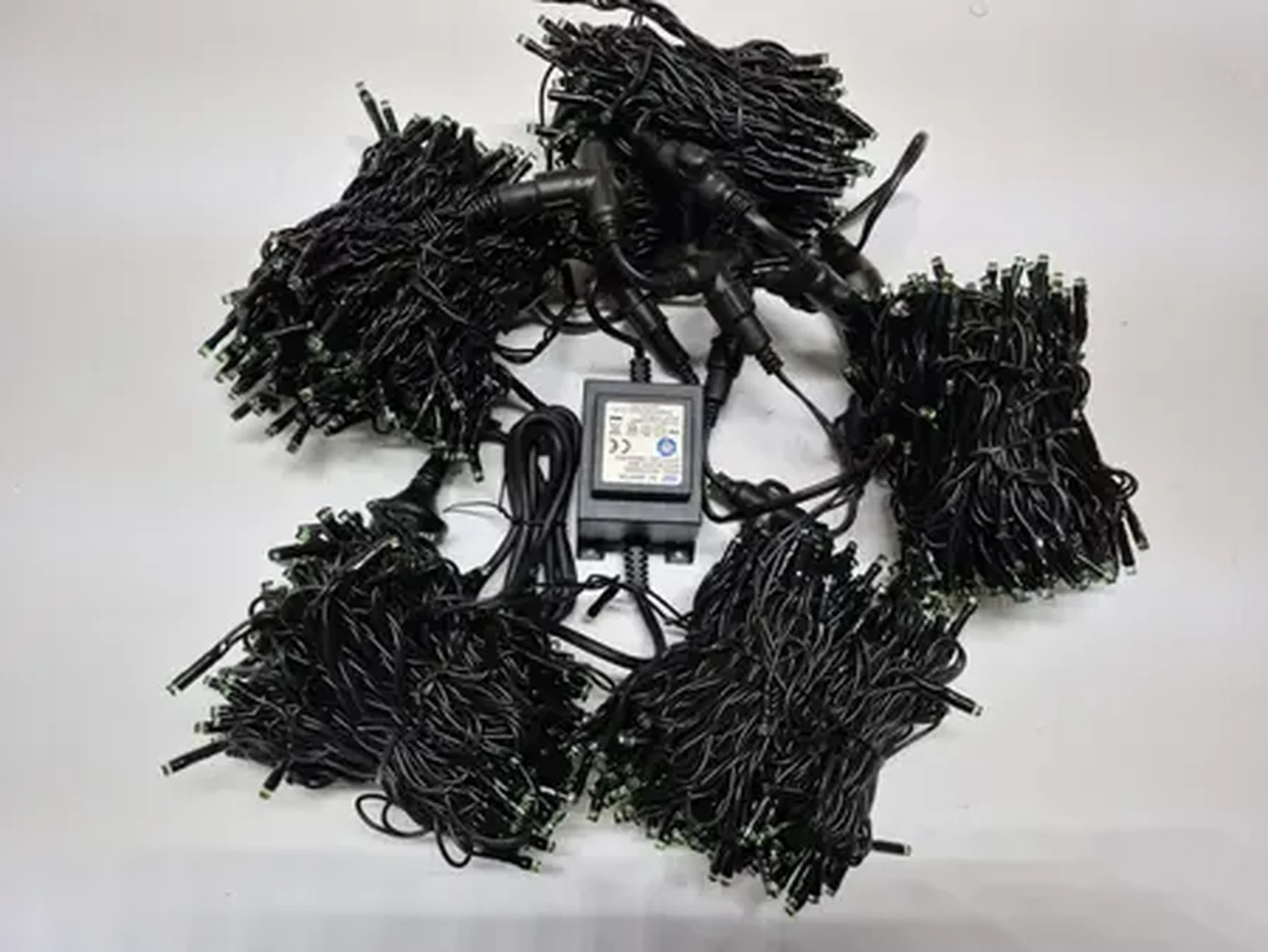 LED-PLS-200*5-20M*5-24V-G/BL-F(G) Flash LED гирлянда Спайдер 5*20м 24V, зеленые LED/черный провод