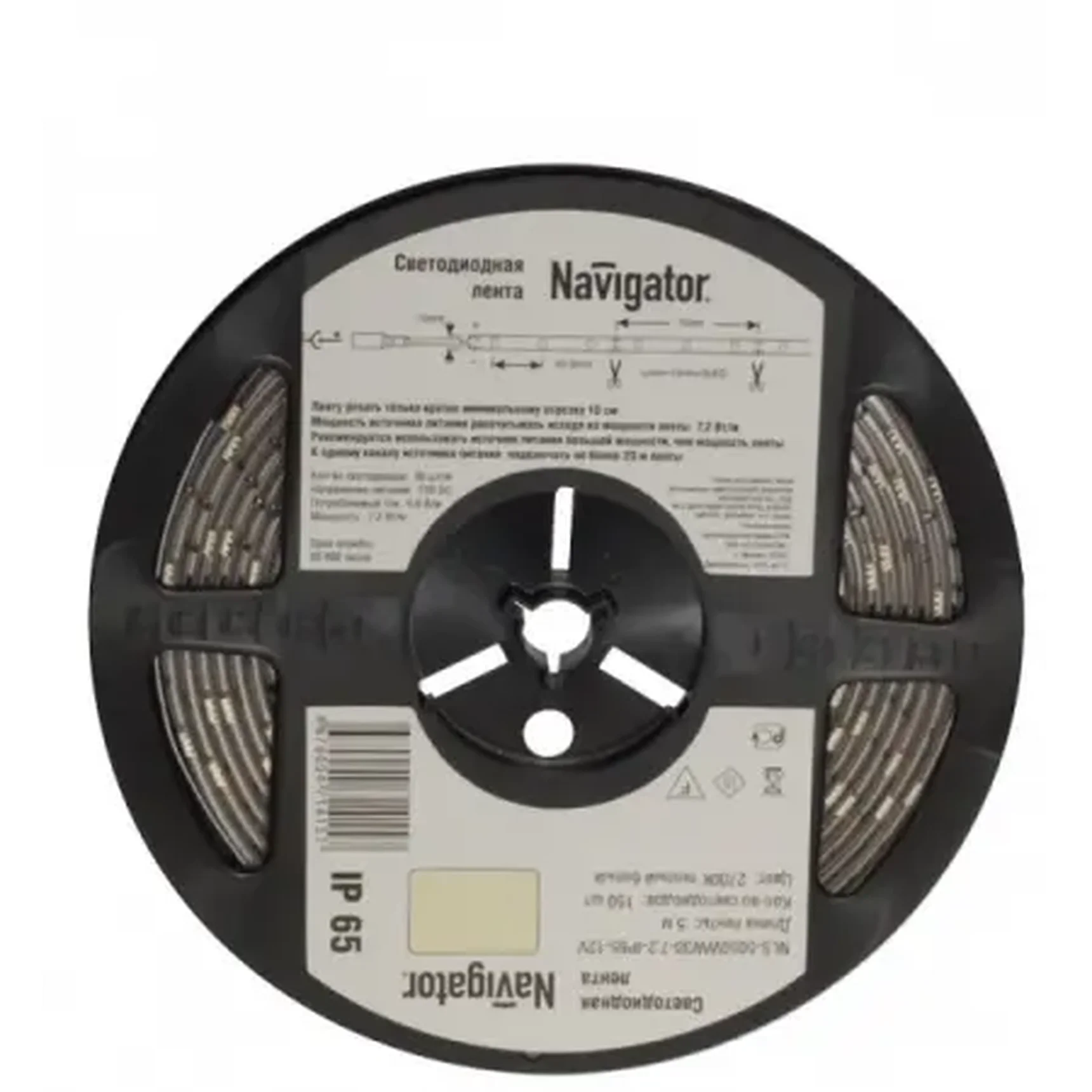 Лента светодиодная NLS-5050WW60-14,4-IP65-12V R5 14,4Вт 12В 2700К IP65 5м