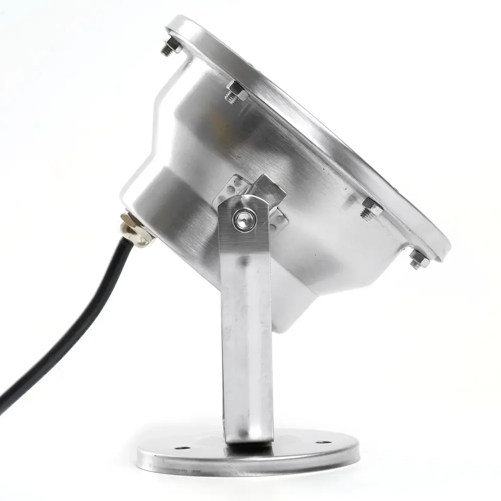 Светодиодный прожектор подводный Feron LL-824, 9W, AC24V, низковольтный, 2700K, металлик, 140*80*160mm, IP68, 48457