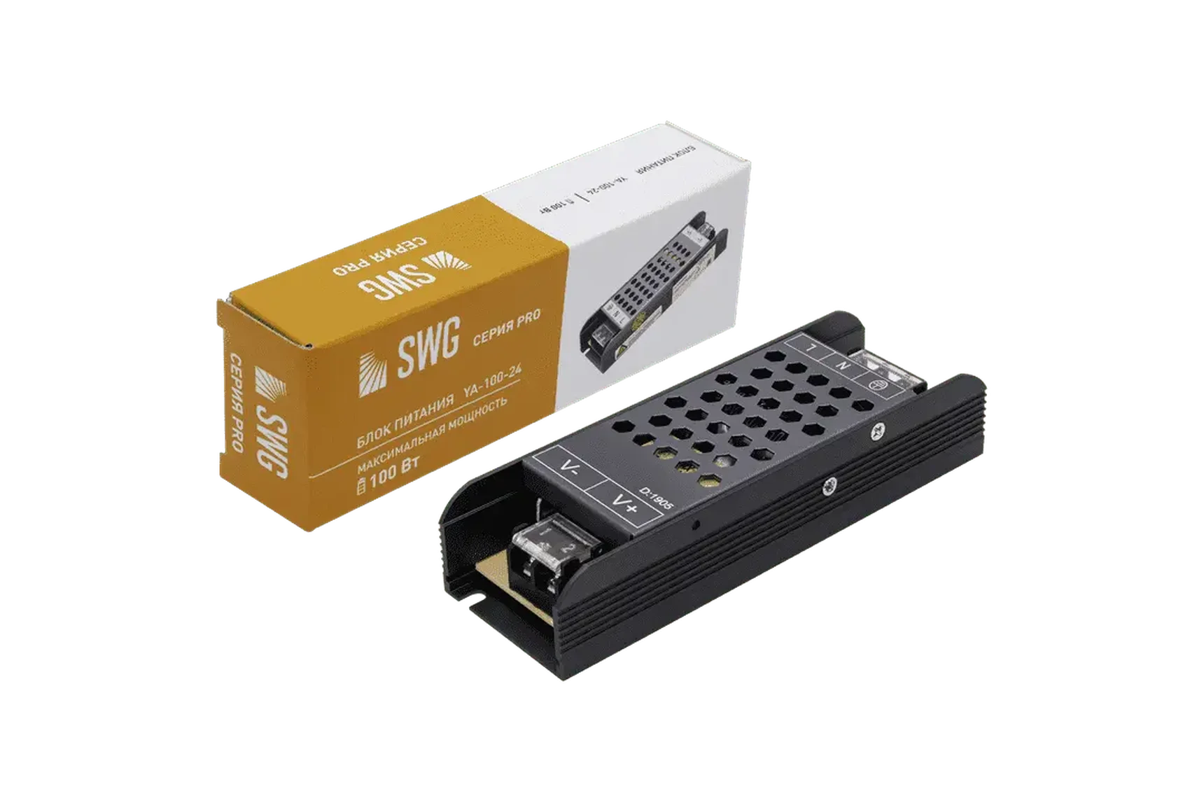 Блок питания для светодиодной ленты, 100Вт, 24В, YA-100-24