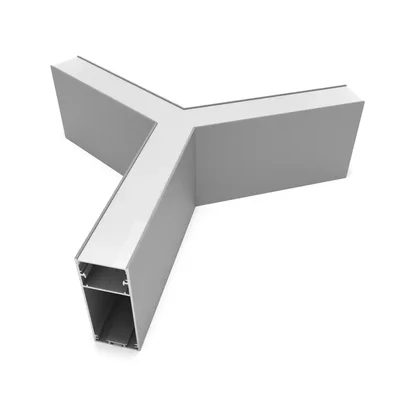 Соединитель RVE-CONNECT-Y угловой Y-образный для встраиваемого профиля 35x90 мм.