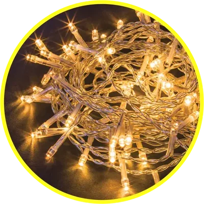 Светодиодная гирлянда NGF-S01-50WW-5-4m-230-C8-TR-IP20