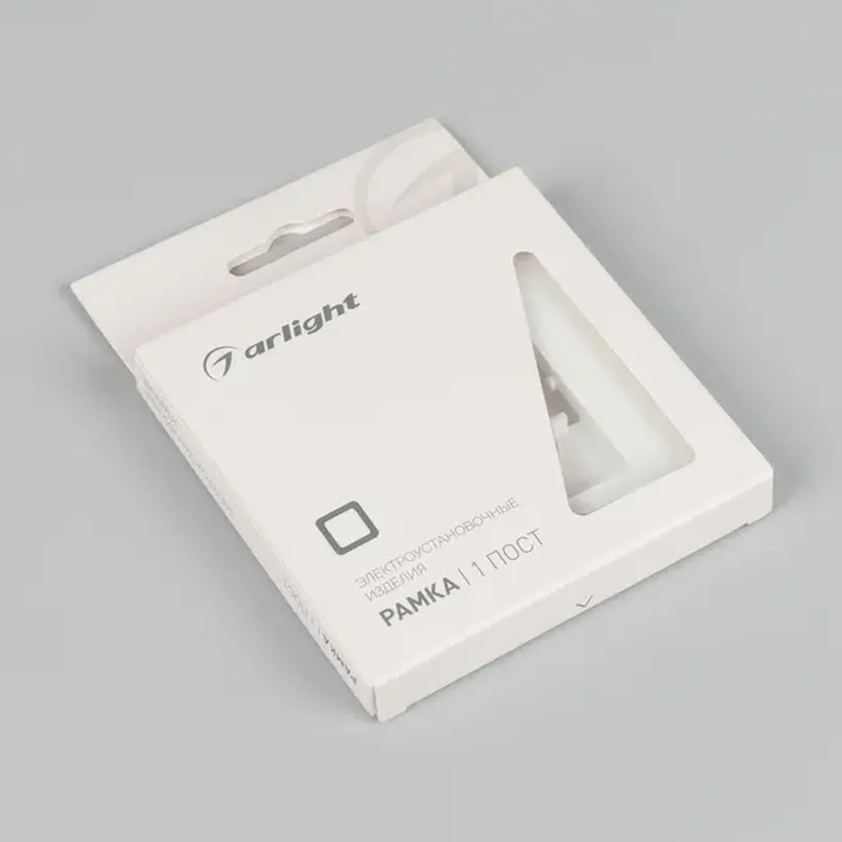 Рамка пластиковая FRM-PERIO-PL-1-WH (Arlight, -)