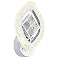 Настенный светодиодный светильник с хрусталем FA279 CH хром 12W 240*170*60