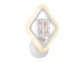 Настенный светодиодный светильник с хрусталем FA284 WH белый 15W 260*230*60