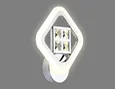 Настенный светодиодный светильник с хрусталем FA285 CH хром 15W 260*230*60