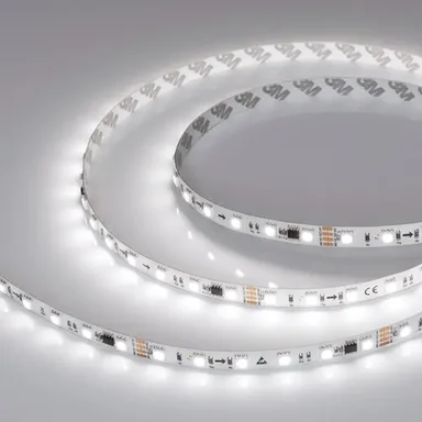 Лента SPI-B60-10mm 24V White6000-PX6-RAM (15 W/m, IP20, 5060, 5m) (Arlight, бегущий огонь)