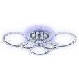 Потолочный светодиодный светильник с пультом FA413/4+2 CH хром 132W 840*600*120 (ПДУ РАДИО 2.4G)
