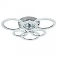 Потолочный светодиодный светильник с пультом FA414/3+3 CH хром 90W 580*540*120 (ПДУ РАДИО 2.4)