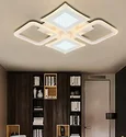 Потолочный светодиодный светильник с пультом FA430/4 WH белый 112W 750*670*80 (ПДУ РАДИО 2.4G)
