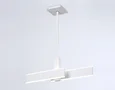 Подвесной светодиодный светильник FA6666 WH белый 42W 3000K-6400K 640*30*900 (Без ПДУ)