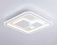 Настенно-потолочный светодиодный светильник с пультом FA7712 WH белый 3000K-6400K 99W 480*480*60 (ПДУ РАДИО 2.4G)