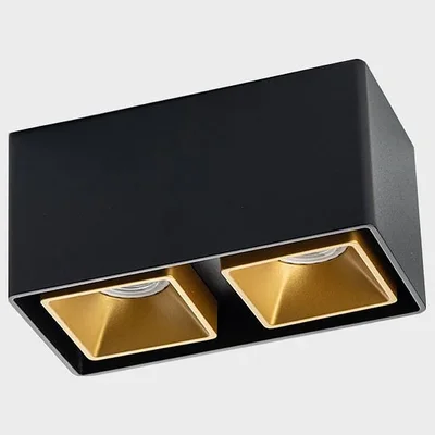 Накладной светильник FASHION FX FASHION FX2 black + FASHION FXR gold - 2шт.