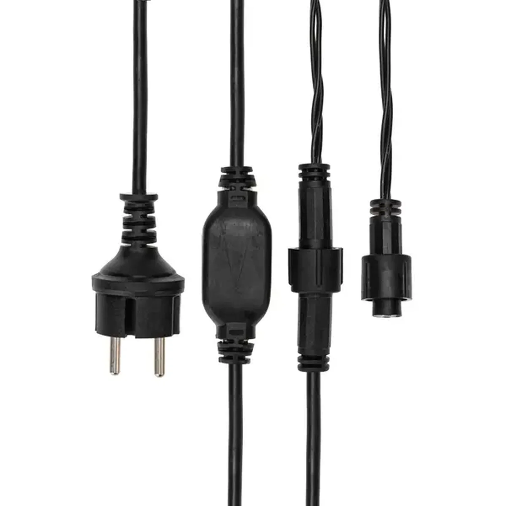 Гирлянда Айсикл (Бахрома) светодиодная 5х0,7 м, с эффектом мерцания, 152 LED, черный провод каучук, белое свечение NEON-NIGHT