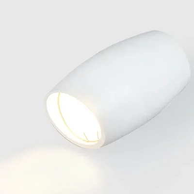 Спот GWL-GU10-M-IP20 Белый Скошеный верх Бочонок