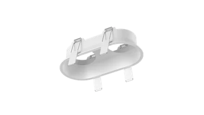 Корпус светильника потолочный встраиваемый наклонный, Белый, IP20, COMBO-50-WH