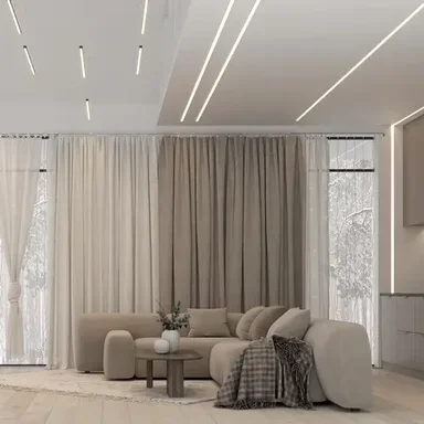 Светодиодная лента RT-A128-8mm 24V Day5000 (10 W/m, IP20, 5m) (Arlight, высок.эфф.150 лм/Вт) 038756(1)