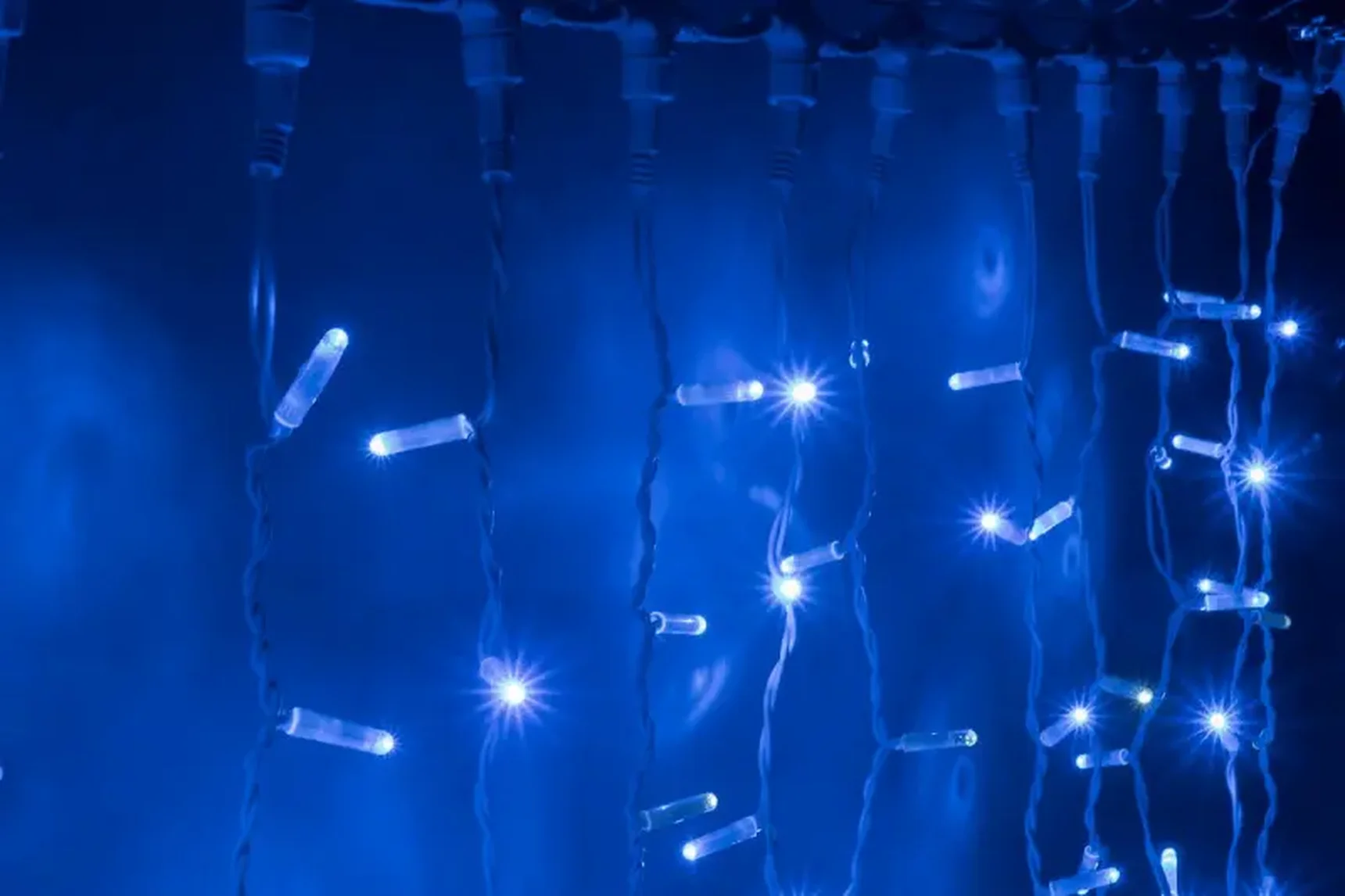 LED- PLS-1920-240V-2*1,5М-B/WH-С (синие светодиоды/белый пр) с контроллером