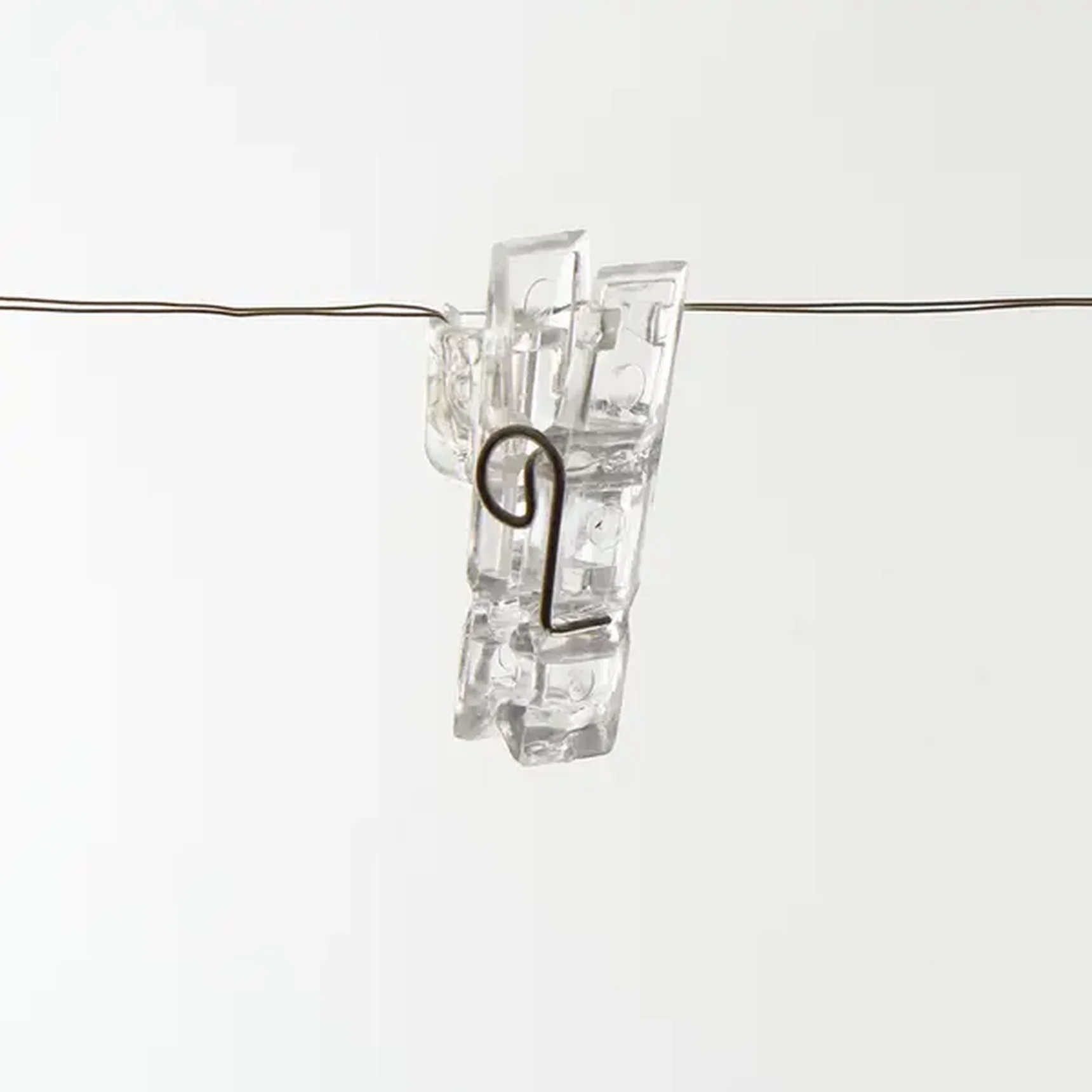 Гирлянда линейная Feron CL573 Прищепки, статичная, 1.8м USB 2700K , прозрачный шнур